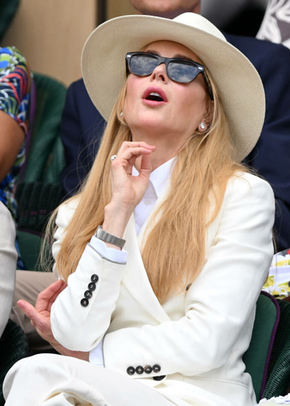 Nicole Kidman, ținută sofisticată la Wimbledon. Accesoriul cu care a atras toate privirile. GALERIE FOTO - Imaginea 16