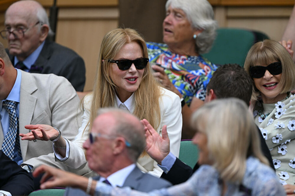 Nicole Kidman, ținută sofisticată la Wimbledon. Accesoriul cu care a atras toate privirile. GALERIE FOTO - Imaginea 19