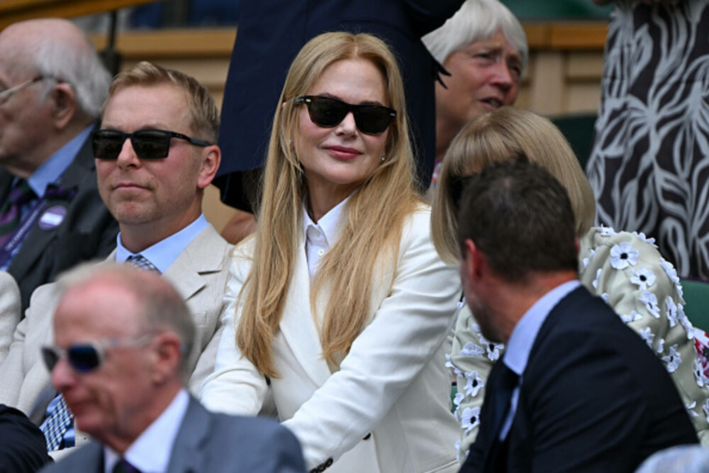 Nicole Kidman, ținută sofisticată la Wimbledon. Accesoriul cu care a atras toate privirile. GALERIE FOTO - Imaginea 20