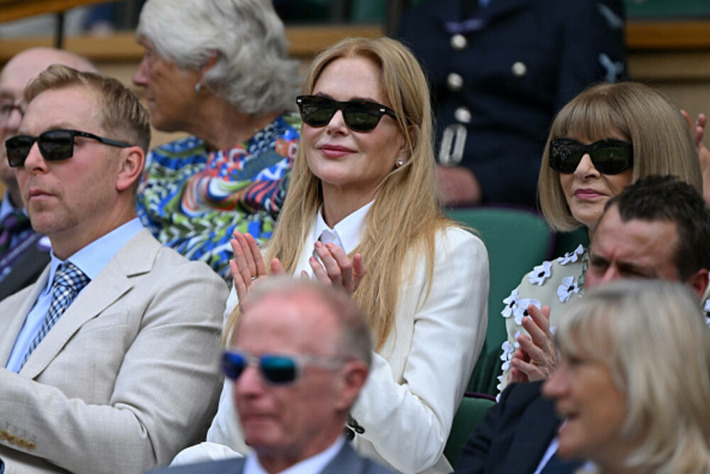 Nicole Kidman, ținută sofisticată la Wimbledon. Accesoriul cu care a atras toate privirile. GALERIE FOTO - Imaginea 21