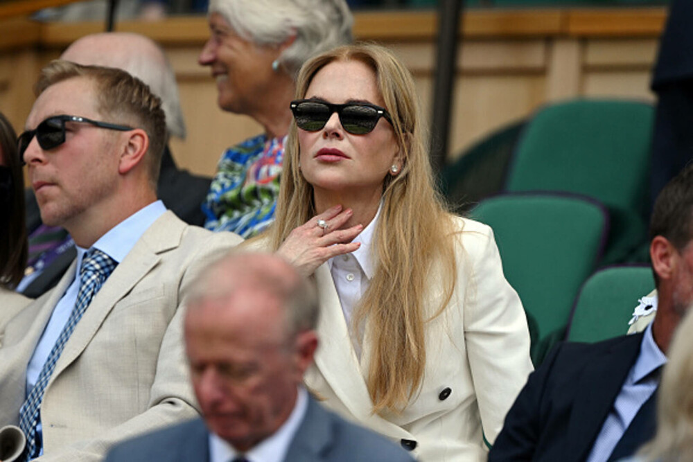 Nicole Kidman, ținută sofisticată la Wimbledon. Accesoriul cu care a atras toate privirile. GALERIE FOTO - Imaginea 22