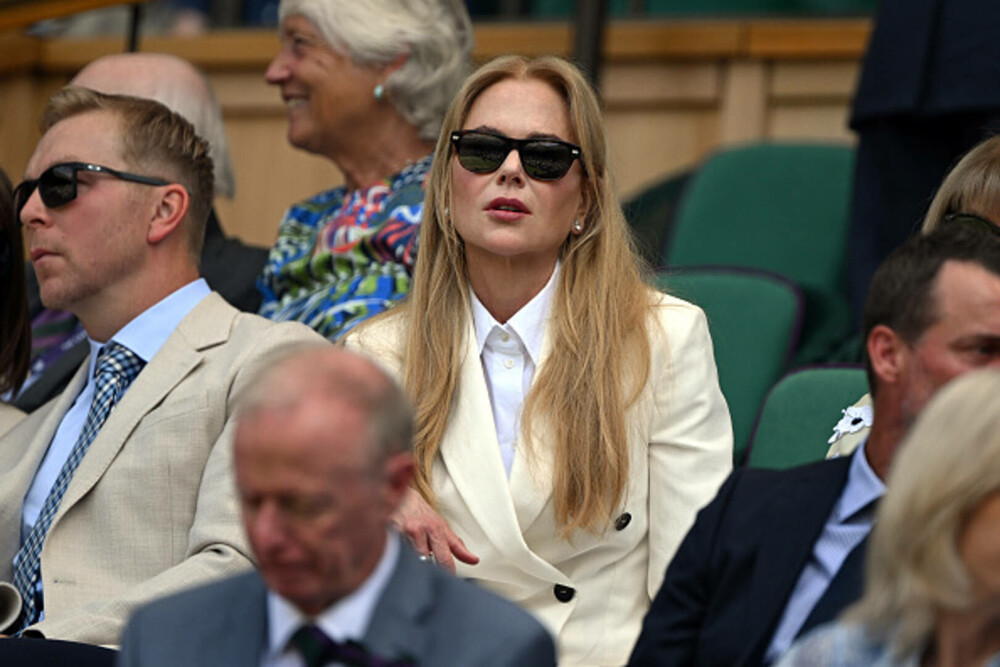 Nicole Kidman, ținută sofisticată la Wimbledon. Accesoriul cu care a atras toate privirile. GALERIE FOTO - Imaginea 23