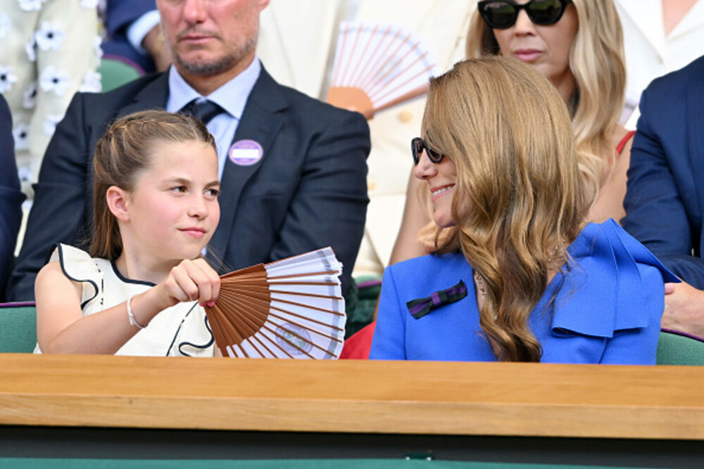 Kate Middleton și Prințesa Charlotte, moment emoționant la Wimbledon. Cum au fost surprinse alături de familia regală. FOTO - Imaginea 4
