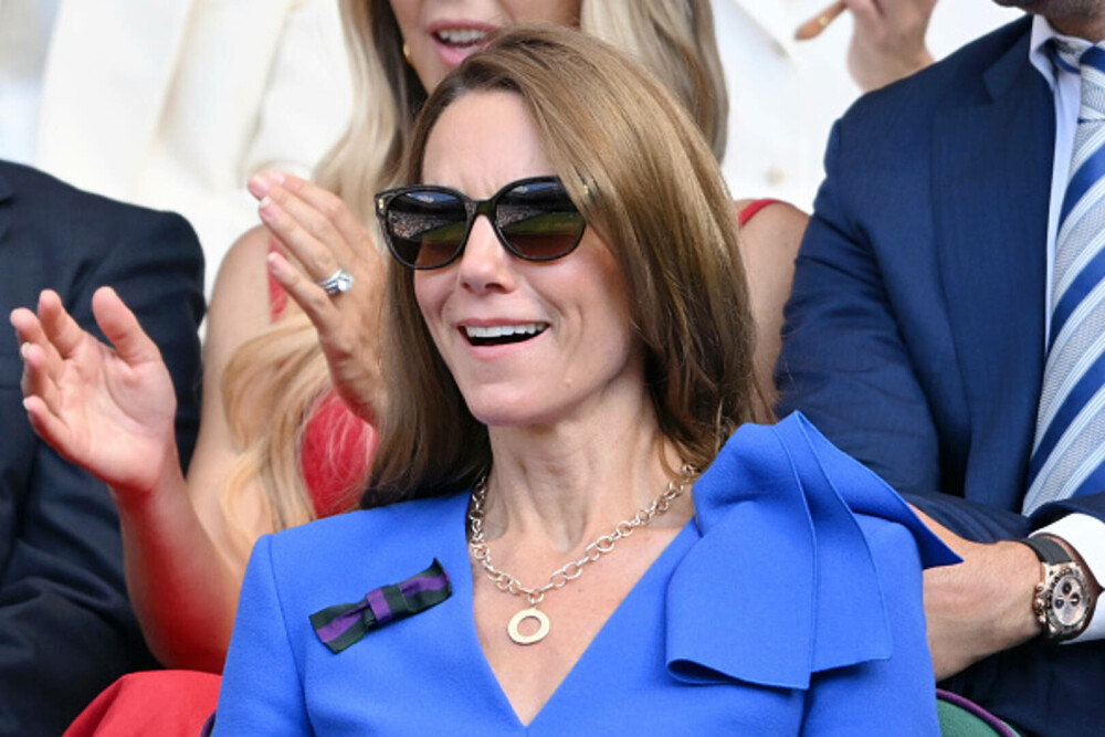 Kate Middleton și Prințesa Charlotte, moment emoționant la Wimbledon. Cum au fost surprinse alături de familia regală. FOTO - Imaginea 5