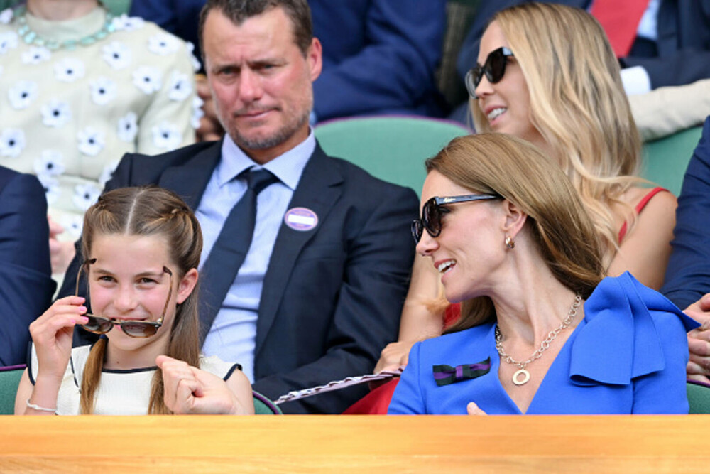 Kate Middleton și Prințesa Charlotte, moment emoționant la Wimbledon. Cum au fost surprinse alături de familia regală. FOTO - Imaginea 8