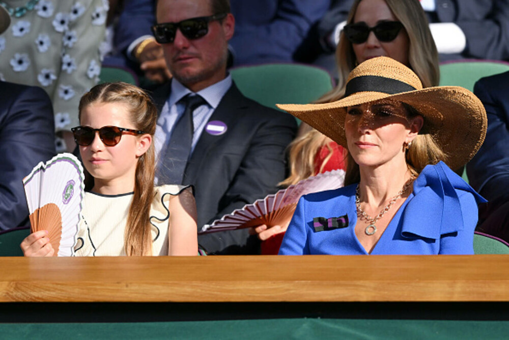 Kate Middleton și Prințesa Charlotte, moment emoționant la Wimbledon. Cum au fost surprinse alături de familia regală. FOTO - Imaginea 10