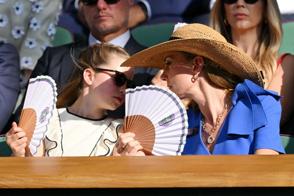 Kate Middleton și Prințesa Charlotte, moment emoționant la Wimbledon. Cum au fost surprinse alături de familia regală. FOTO - Imaginea 11
