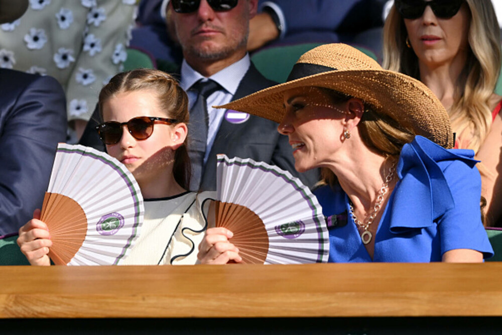 Kate Middleton și Prințesa Charlotte, moment emoționant la Wimbledon. Cum au fost surprinse alături de familia regală. FOTO - Imaginea 12