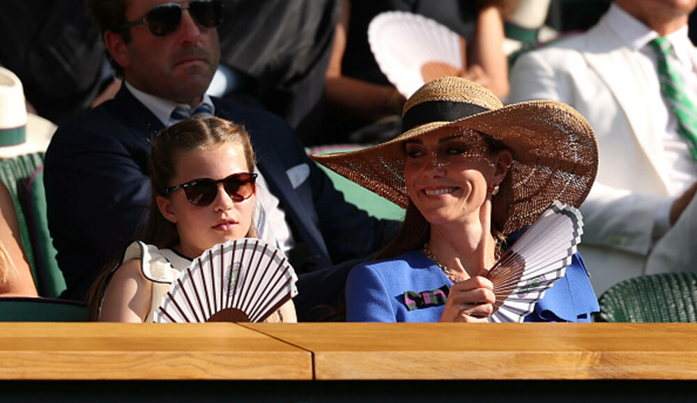 Kate Middleton și Prințesa Charlotte, moment emoționant la Wimbledon. Cum au fost surprinse alături de familia regală. FOTO - Imaginea 14