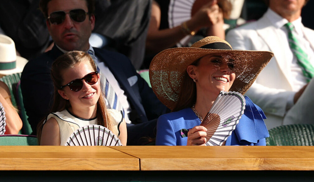 Kate Middleton și Prințesa Charlotte, moment emoționant la Wimbledon. Cum au fost surprinse alături de familia regală. FOTO - Imaginea 15