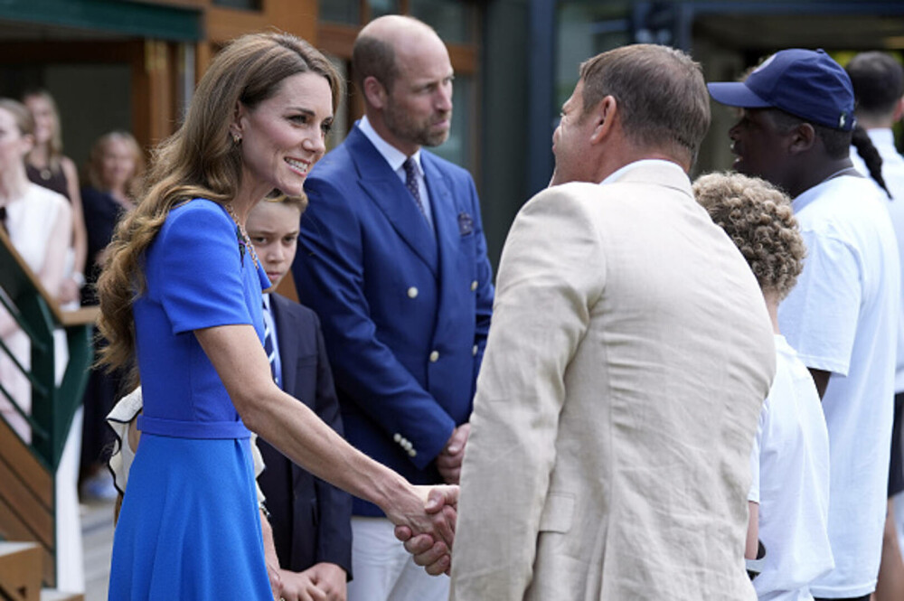 Kate Middleton și Prințesa Charlotte, moment emoționant la Wimbledon. Cum au fost surprinse alături de familia regală. FOTO - Imaginea 19
