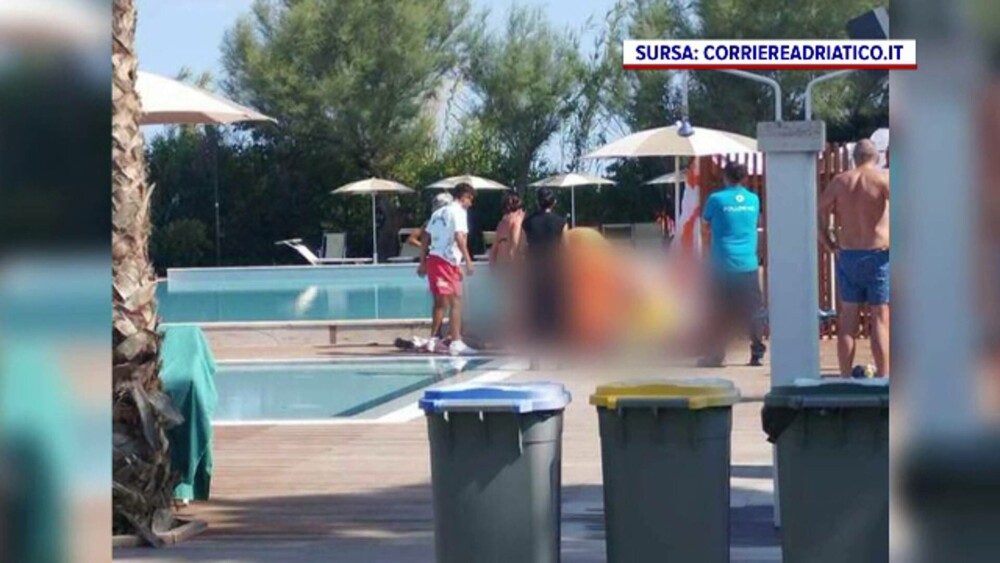 Primele imagini din locul unde s-a prăbușit Felix Baumgartner. A căzut lângă o piscină. O tânără a fost rănită - Imaginea 4