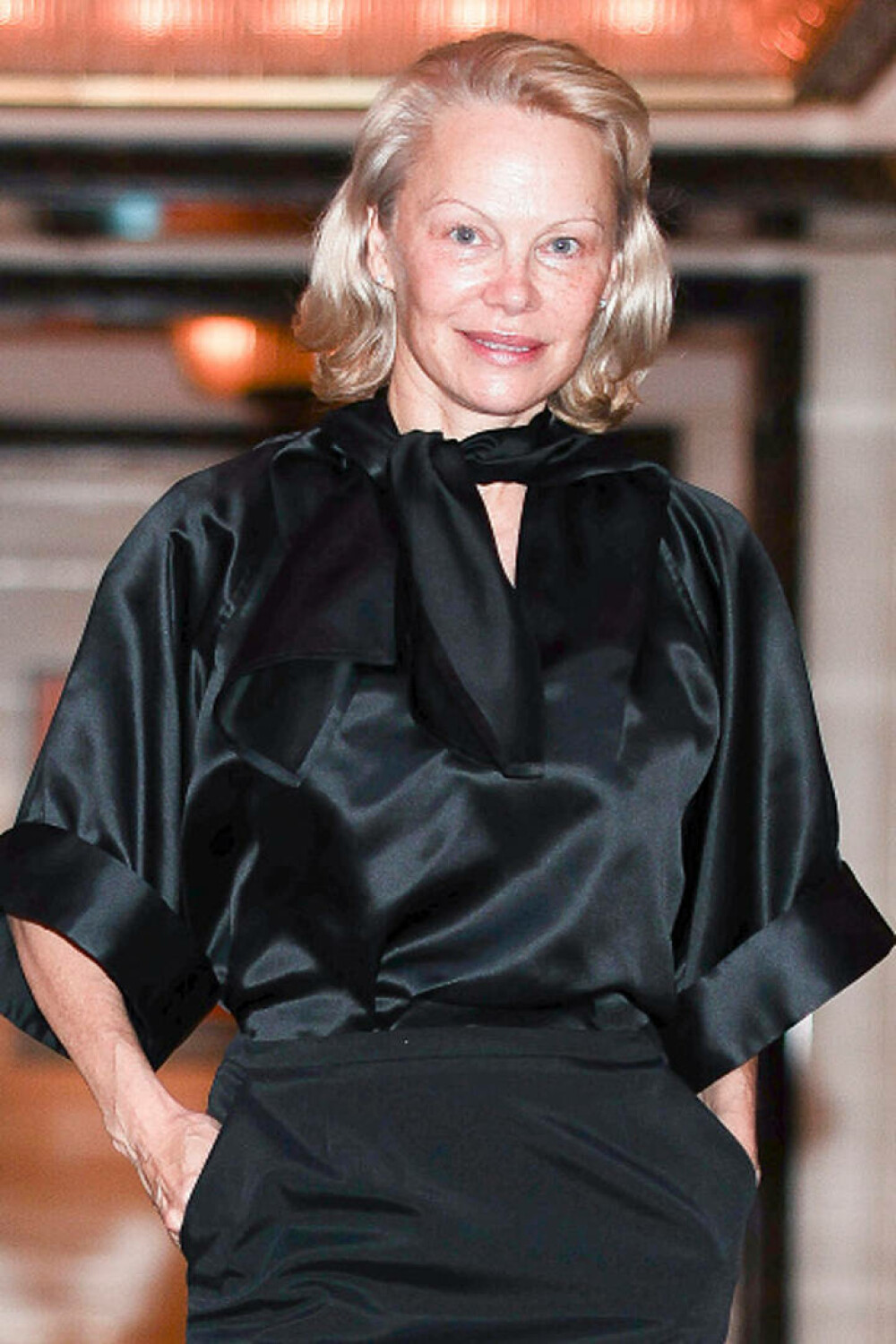 Pamela Anderson a strălucit la premiera „The Naked Gun” din New York. Ce ținută a purtat pe covorul roșu. GALERIE FOTO - Imaginea 30