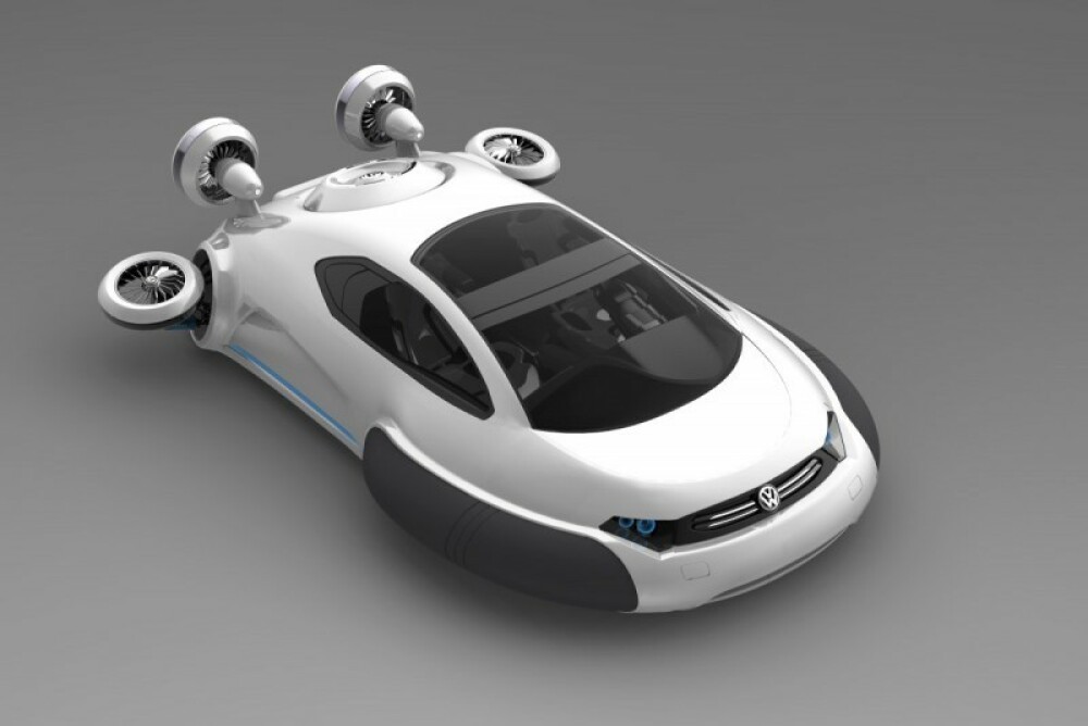 Volkswagen-ul zburator. Masina viitorului, creata de un chinez. GALERIE FOTO - Imaginea 4