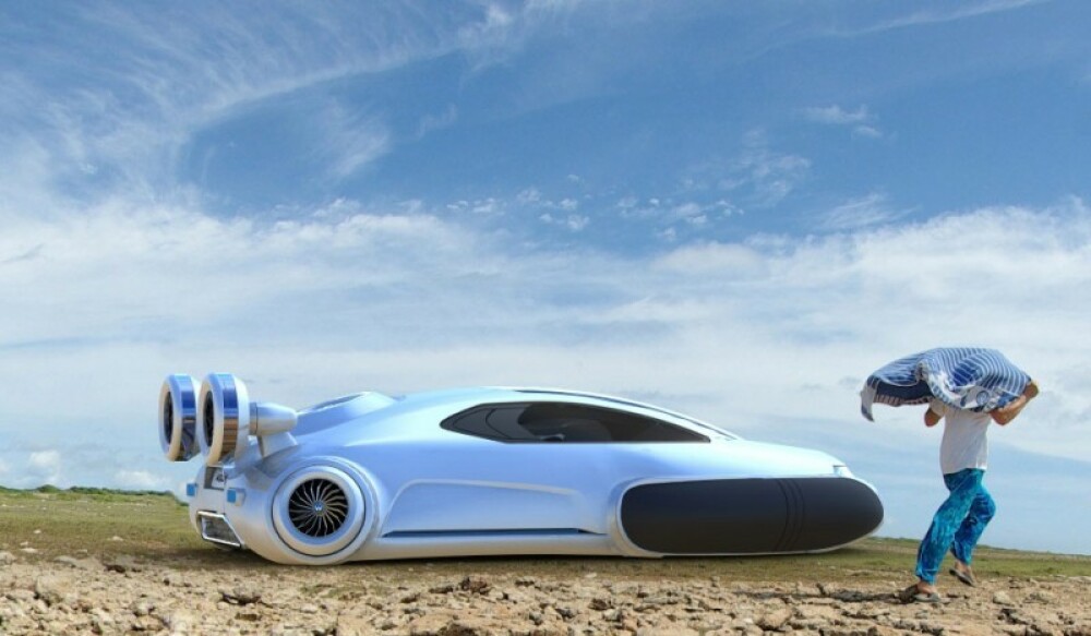 Volkswagen-ul zburator. Masina viitorului, creata de un chinez. GALERIE FOTO - Imaginea 3