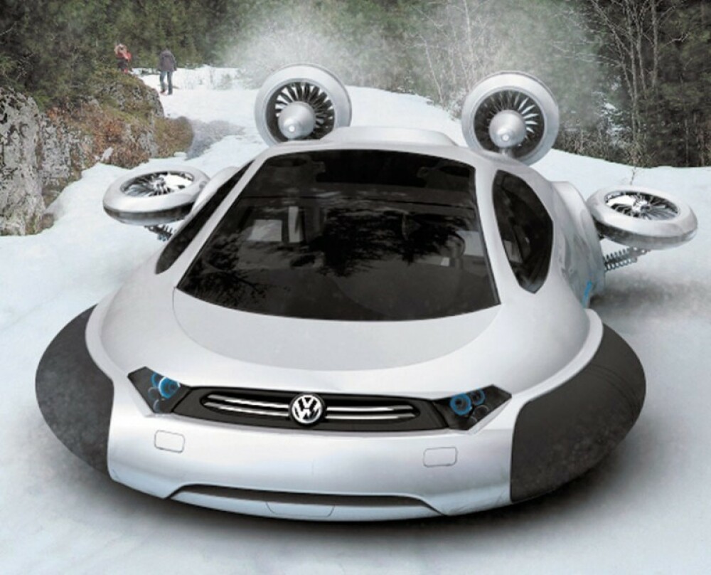 Volkswagen-ul zburator. Masina viitorului, creata de un chinez. GALERIE FOTO - Imaginea 1
