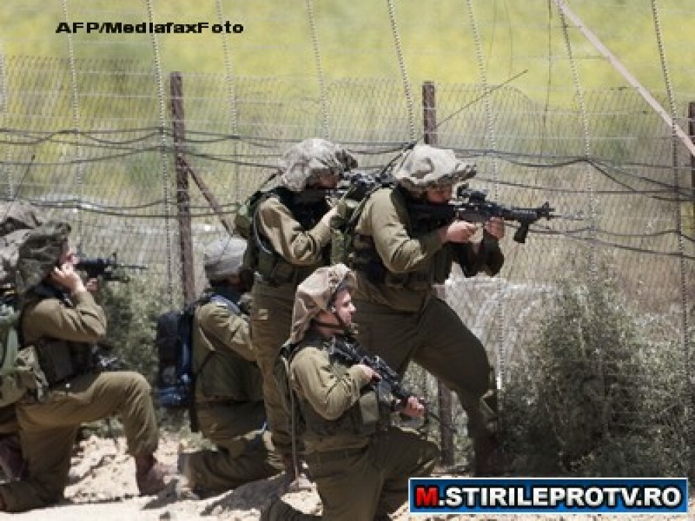 Stare de razboi la granita Israelului cu Siria. Soldatii sunt inarmati si gata sa traga - Imaginea 1