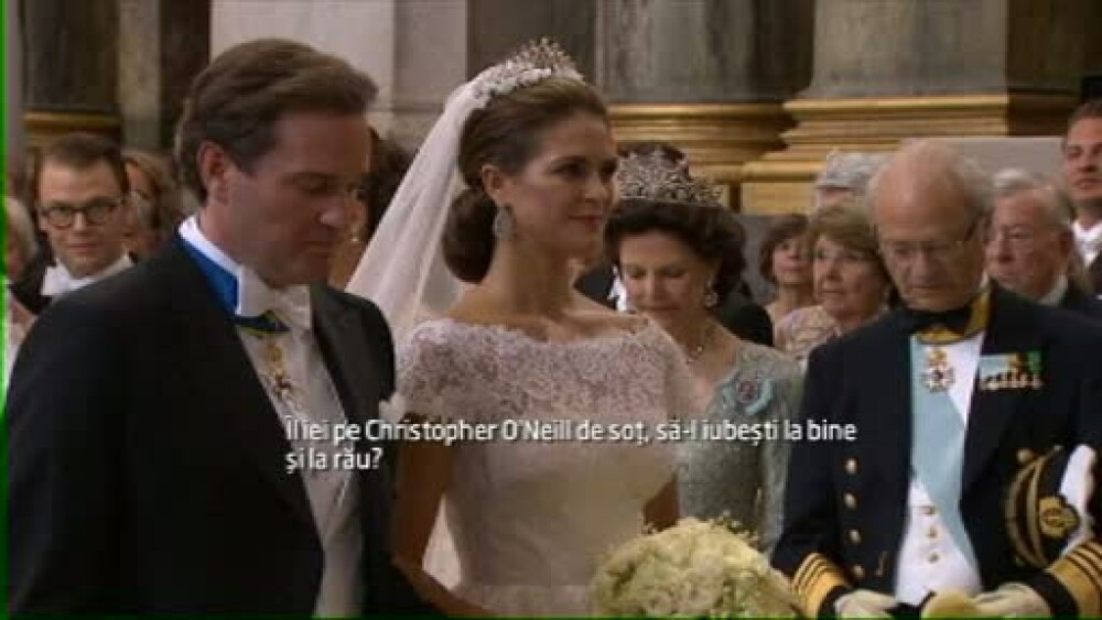 Printesa Madeleine, fiica cea mica a regelui Suediei, s-a casatorit. Cum a decurs ceremonia. VIDEO - Imaginea 4