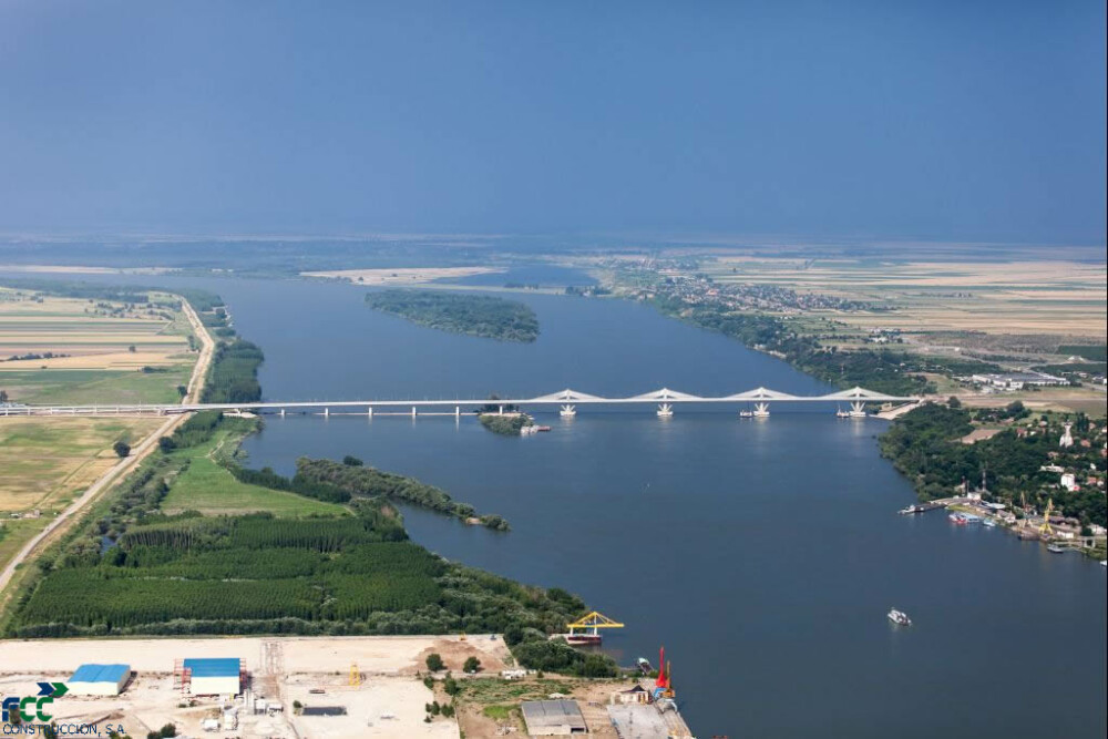 Cum arata podul Calafat-Vidin din avion. GALERIE FOTO - Imaginea 4