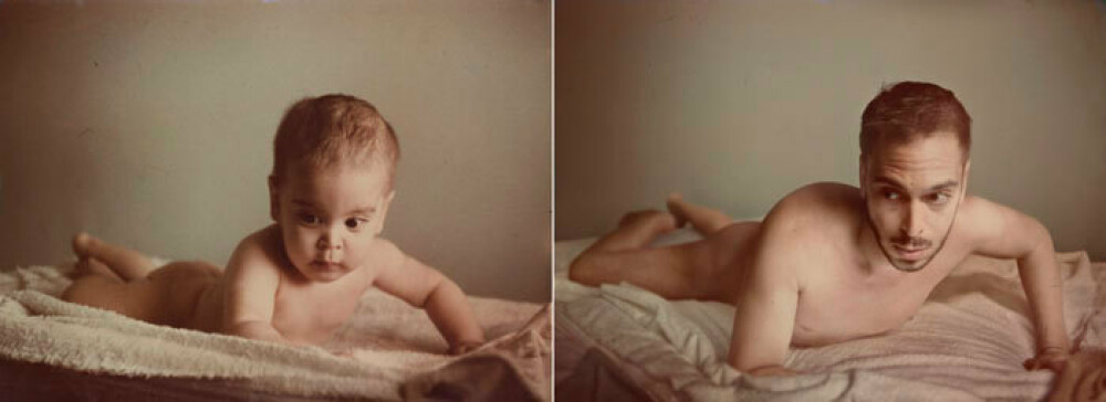 Inapoi in viitor: Cele mai interesante fotografii din copilarie, recreate la maturitate - Imaginea 12