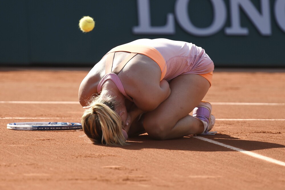 SIMONA HALEP - MARIA SHARAPOVA, finala Roland Garros in imagini. Trairile celor doua sportive, pe parcursul meciului. FOTO - Imaginea 8