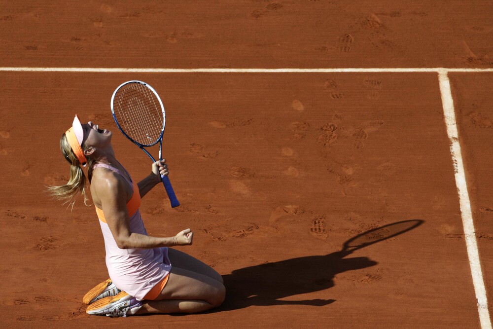 SIMONA HALEP - MARIA SHARAPOVA, finala Roland Garros in imagini. Trairile celor doua sportive, pe parcursul meciului. FOTO - Imaginea 9