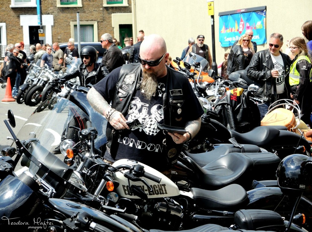 Harley - Davidson, 90 de ani de istorie britanica intr-o singura zi in inima Londrei. GALERIE FOTO - Imaginea 31