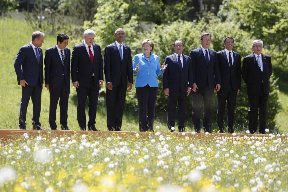 Liderii G7, inflexibili fata de Rusia si uniti contra terorismului.Obama: Putin incearca sa refaca gloria imperiului sovietic - Imaginea 2