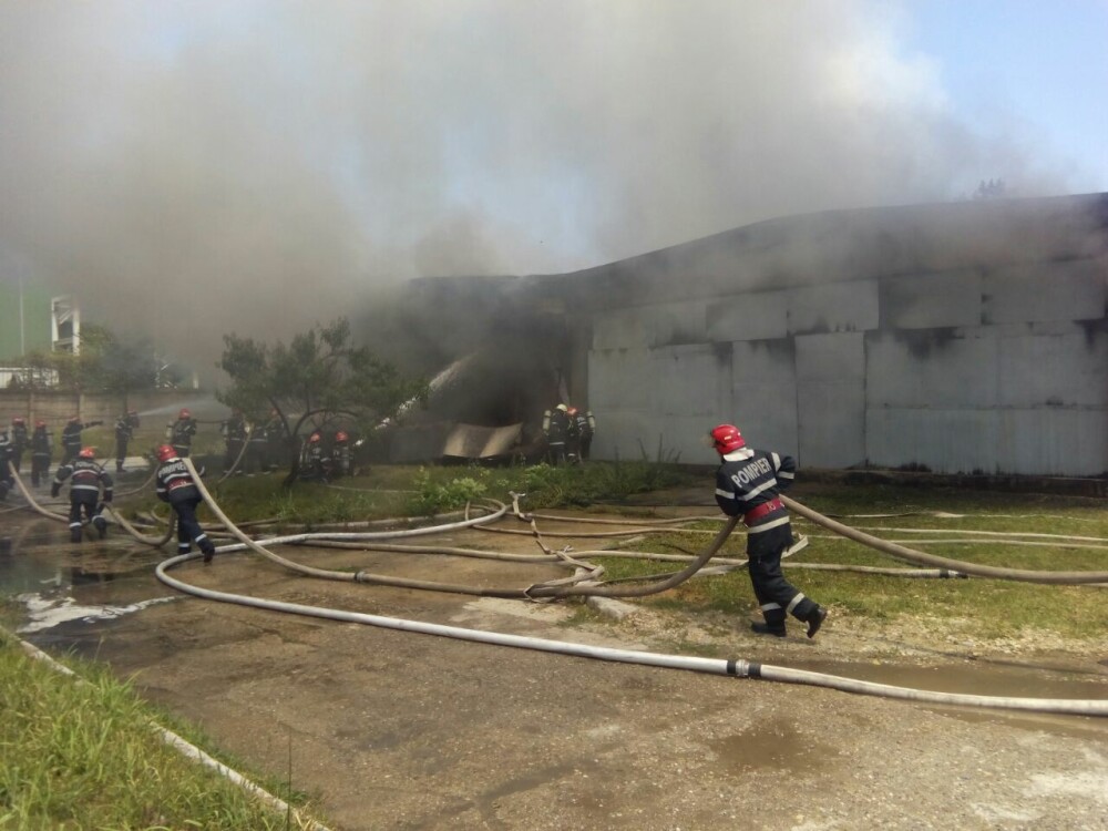 Incendiu la un depozit de produse chimice din Bucuresti. A fost nevoie de 25 de masini de pompieri ca sa il stinga - Imaginea 1