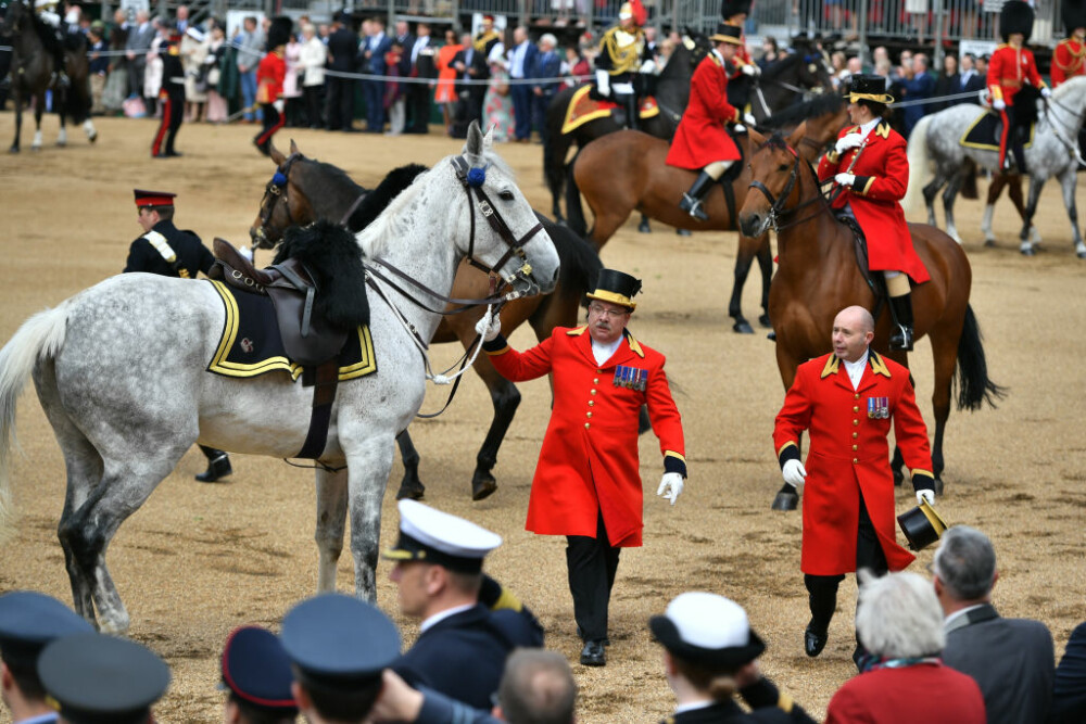 Incident la Londra. Un soldat a căzut de pe cal chiar în fața Reginei Elisabeta - Imaginea 2