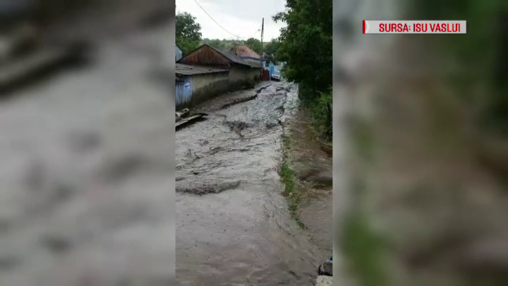Ploile fac ravagii în țară: o viitură a rupt asfaltul la Vaslui și a distrus culturile - Imaginea 2