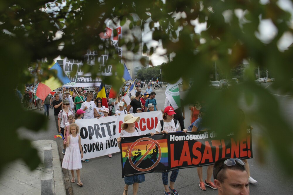 Marşul normalităţii în București: ”Opriţi atacul asupra inocenţei copiilor”. FOTO - Imaginea 4