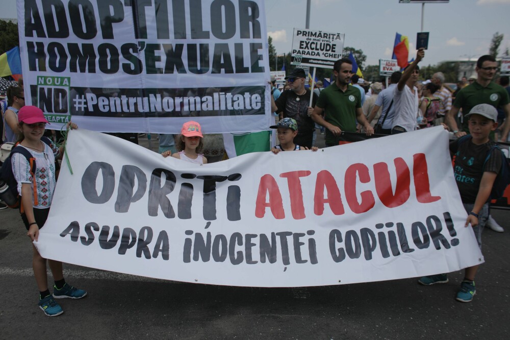 Marşul normalităţii în București: ”Opriţi atacul asupra inocenţei copiilor”. FOTO - Imaginea 2