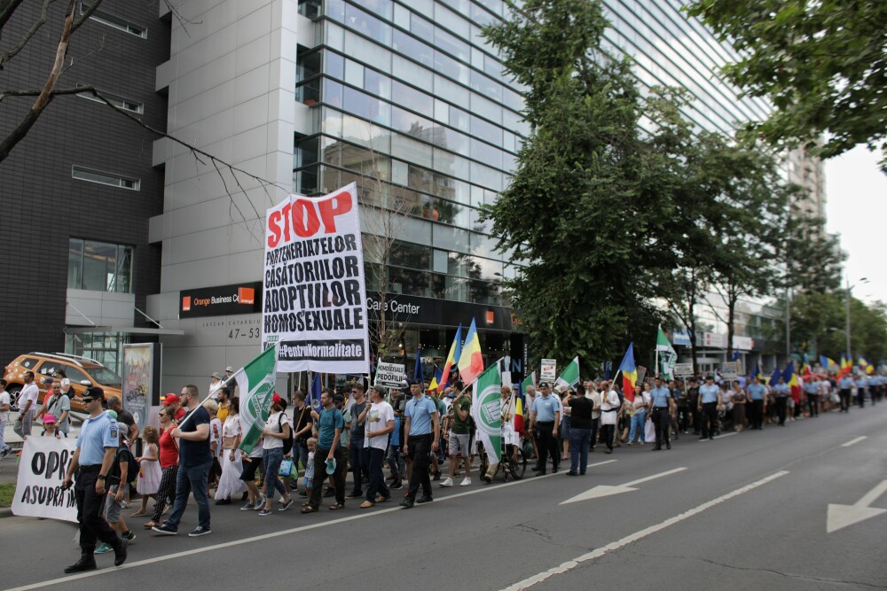Marşul normalităţii în București: ”Opriţi atacul asupra inocenţei copiilor”. FOTO - Imaginea 1