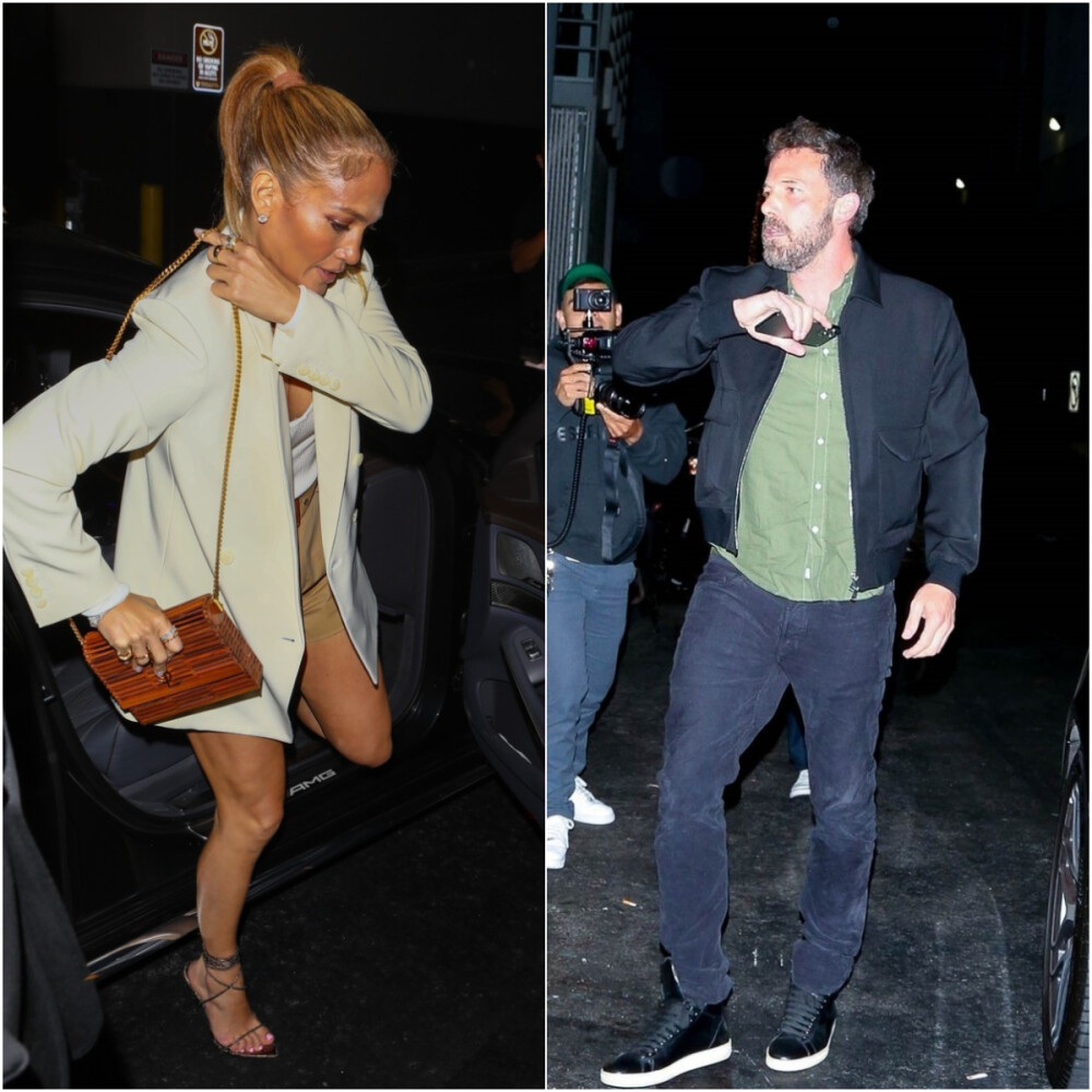 Jennifer Lopez şi Ben Affleck, surprinși din nou împreună, la o ieșire la în oraș. GALERIE FOTO - Imaginea 1