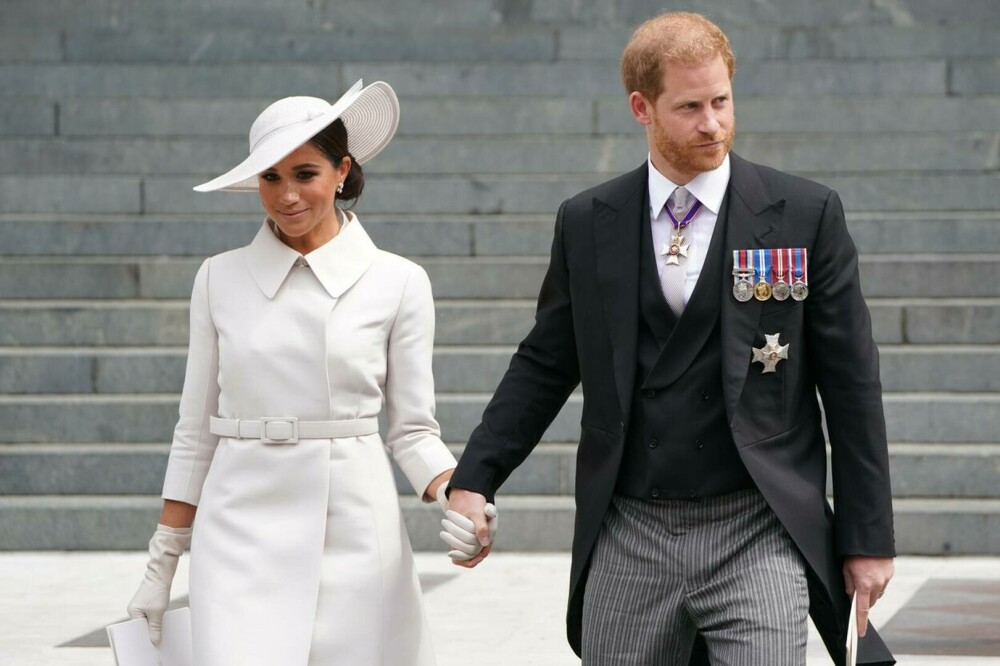 Prinţul Harry şi Meghan Markle, prima apariţie publică în Marea Britanie din 2020 - Imaginea 1