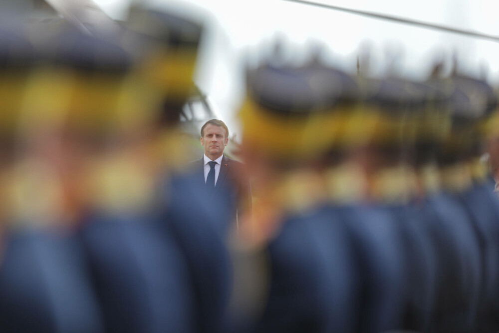 Macron, în România: Rusia este un stat puternic, nu dorim să avem un război cu poporul rus - Imaginea 10