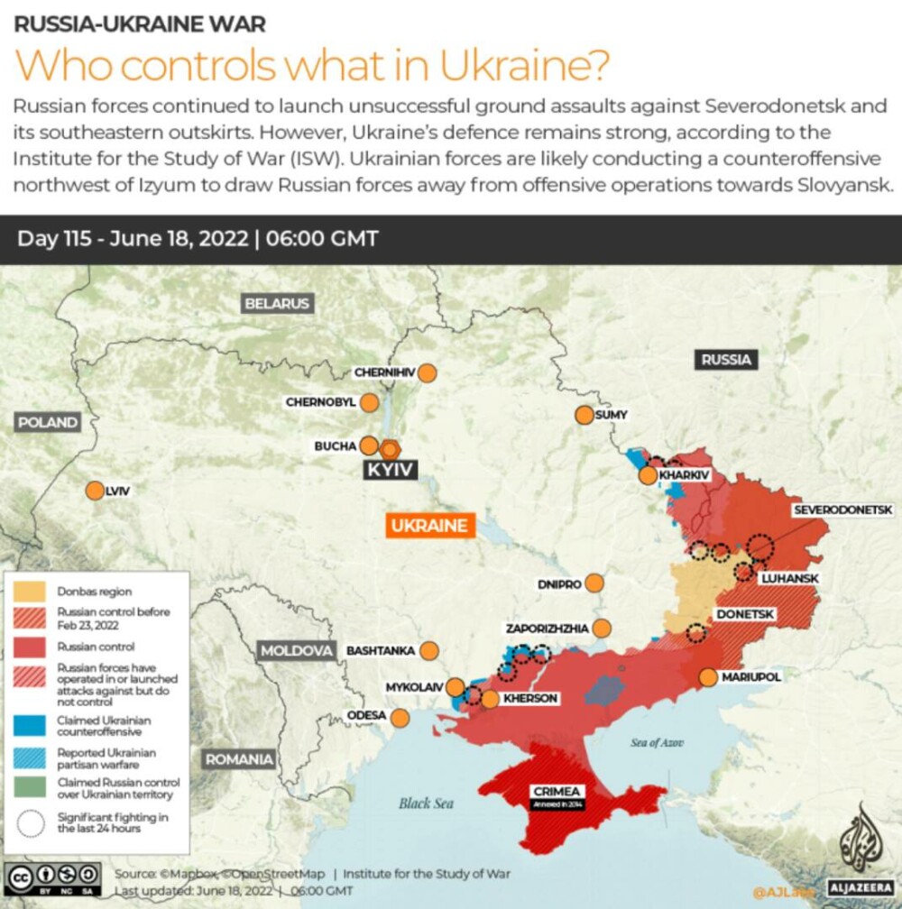 Ce teritorii controlează Rusia în Ucraina