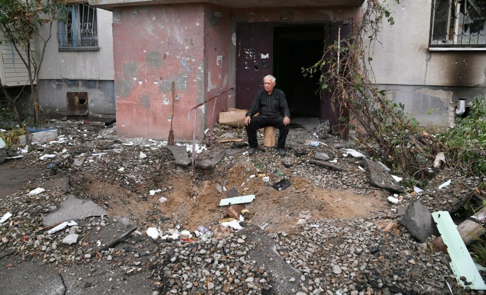 Imagini dramatice. Cum arată cea mai fierbinte zonă a războiului din Ucraina GALERIE FOTO - Imaginea 1