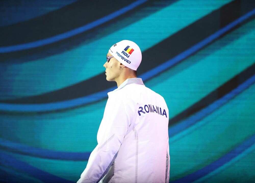 David Popovici a câștigat aurul în finala la 100 m liber la Mondiale - Imaginea 2