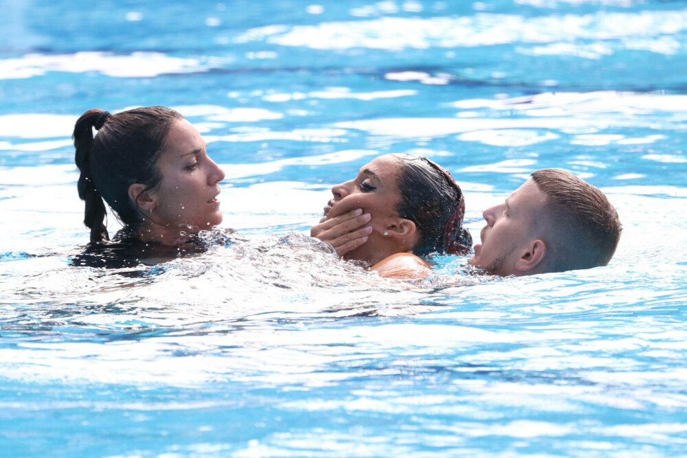 Americanca Anita Alvarez a leșinat în bazin, în timpul Campionatului Mondial de natație | GALERIE FOTO - Imaginea 4