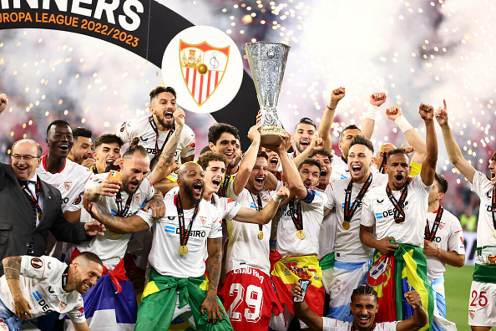 Sevilla a câștigat Europa League pentru a șaptea oară. A învins Roma lui Mourinho la penalty-uri. GALERIE FOTO - Imaginea 3