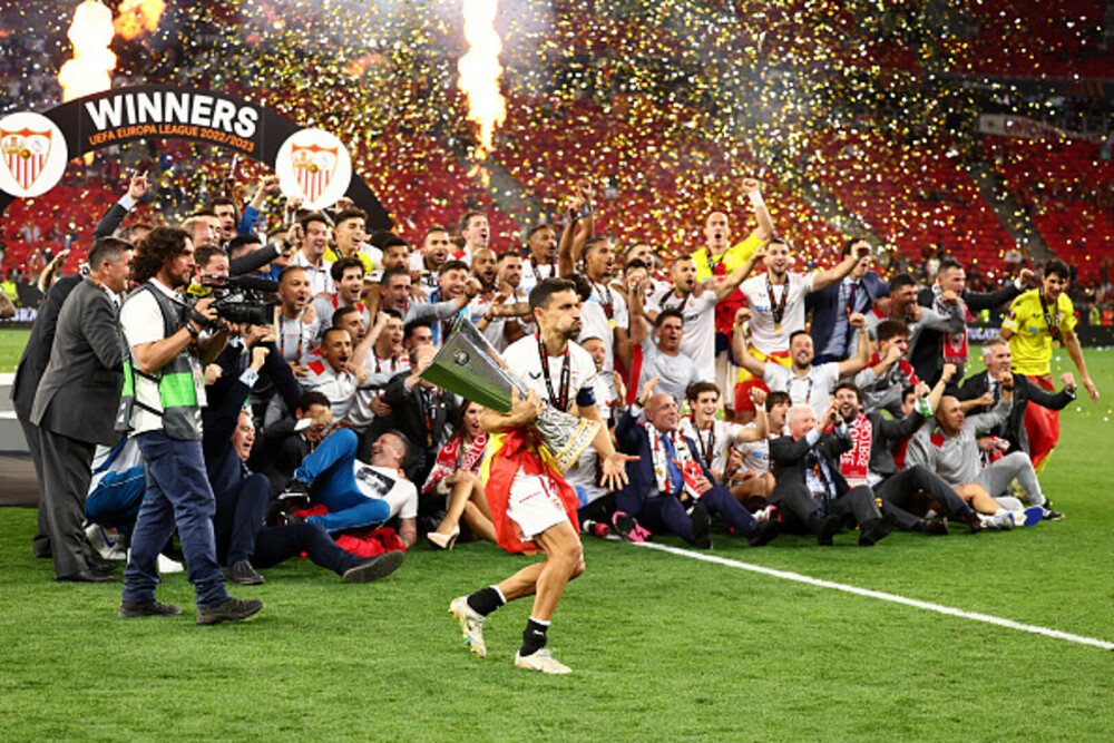 Sevilla a câștigat Europa League pentru a șaptea oară. A învins Roma lui Mourinho la penalty-uri. GALERIE FOTO - Imaginea 14