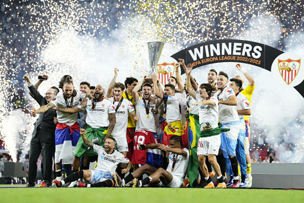 Sevilla a câștigat Europa League pentru a șaptea oară. A învins Roma lui Mourinho la penalty-uri. GALERIE FOTO - Imaginea 20