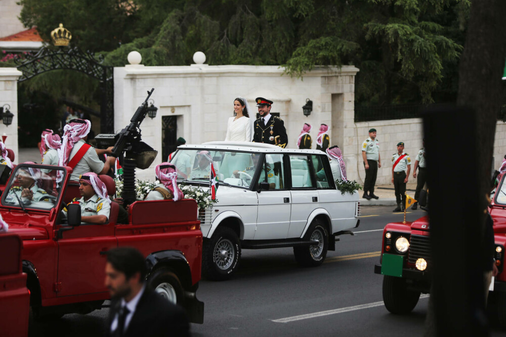 Nunta regală fastuoasă a prințului moștenitor Hussein bin Abdullah al Iordaniei. Imagini spectaculoase GALERIE FOTO - Imaginea 6