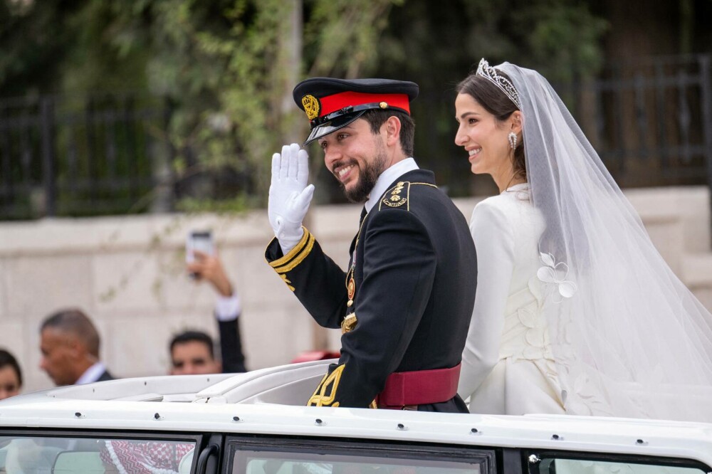 Nunta regală fastuoasă a prințului moștenitor Hussein bin Abdullah al Iordaniei. Imagini spectaculoase GALERIE FOTO - Imaginea 10