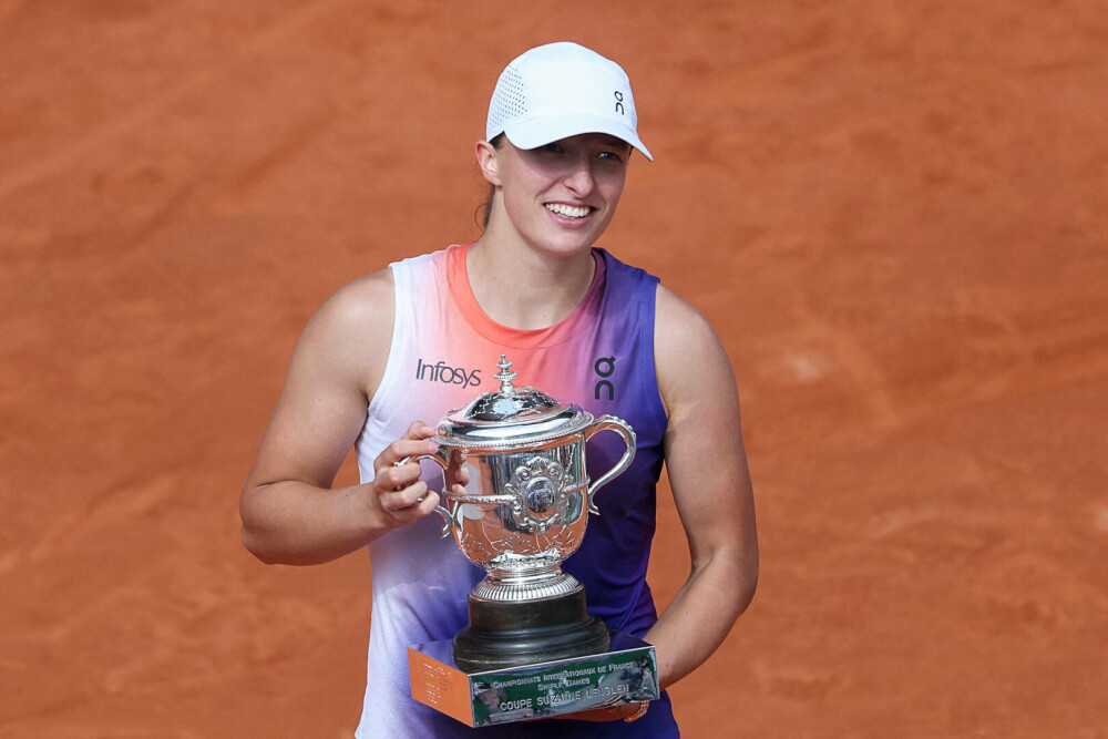 Iga Swiatek a câştigat pentru a treia oară consecutiv turneul de la Roland-Garros. GALERIE FOTO - Imaginea 7