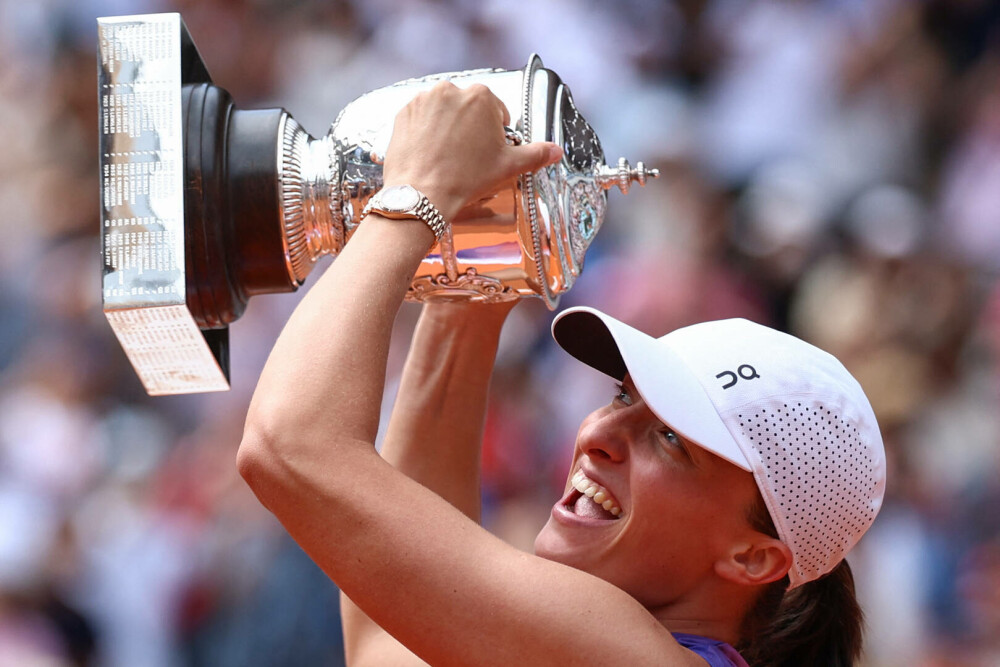 Iga Swiatek a câştigat pentru a treia oară consecutiv turneul de la Roland-Garros. GALERIE FOTO - Imaginea 11