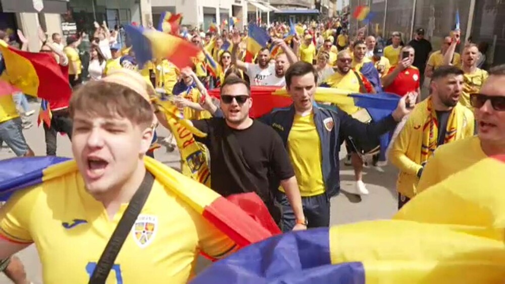 VIDEO. Gest impresionant, făcut de suporterii români pe străzile din Munchen, înainte să înceapă meciul cu Ucraina - Imaginea 1