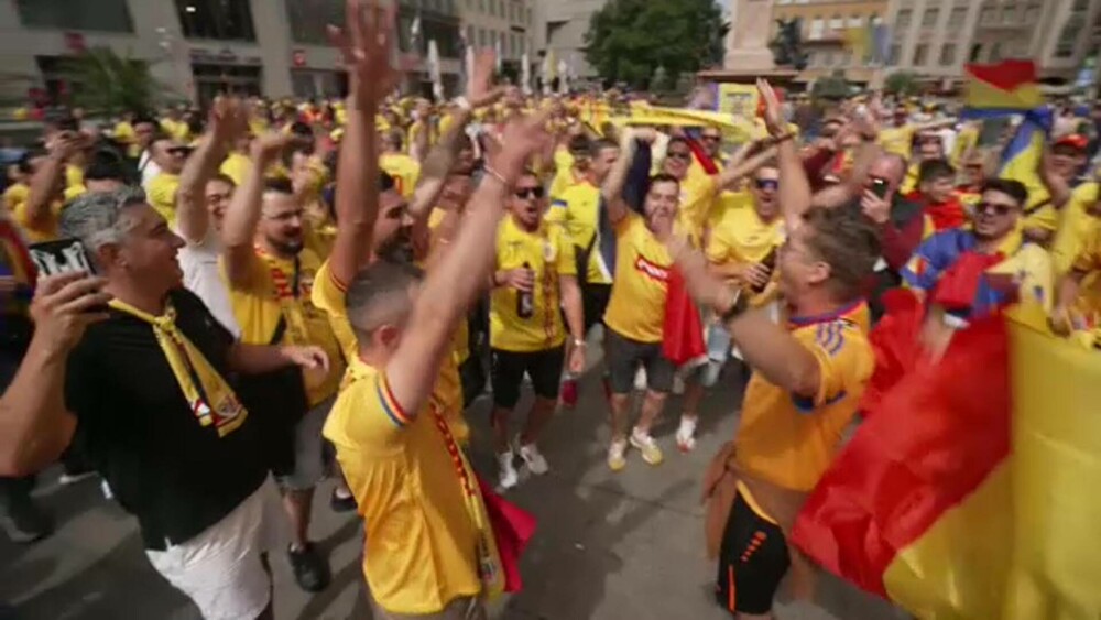 VIDEO. Gest impresionant, făcut de suporterii români pe străzile din Munchen, înainte să înceapă meciul cu Ucraina - Imaginea 4